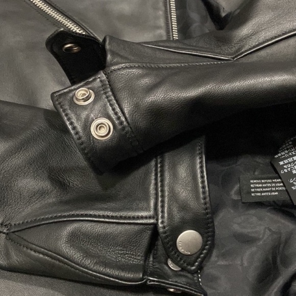 Coach 100% Leather Jacket for Women - Picture 8 of 16